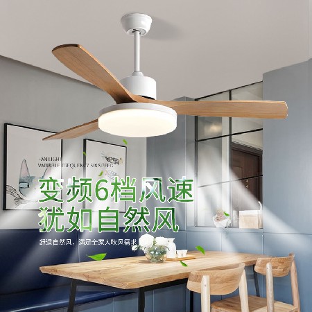 智能變頻客廳電扇燈現(xiàn)代簡(jiǎn)約風(fēng)扇燈北歐創(chuàng)意餐廳吊扇燈中山工廠
